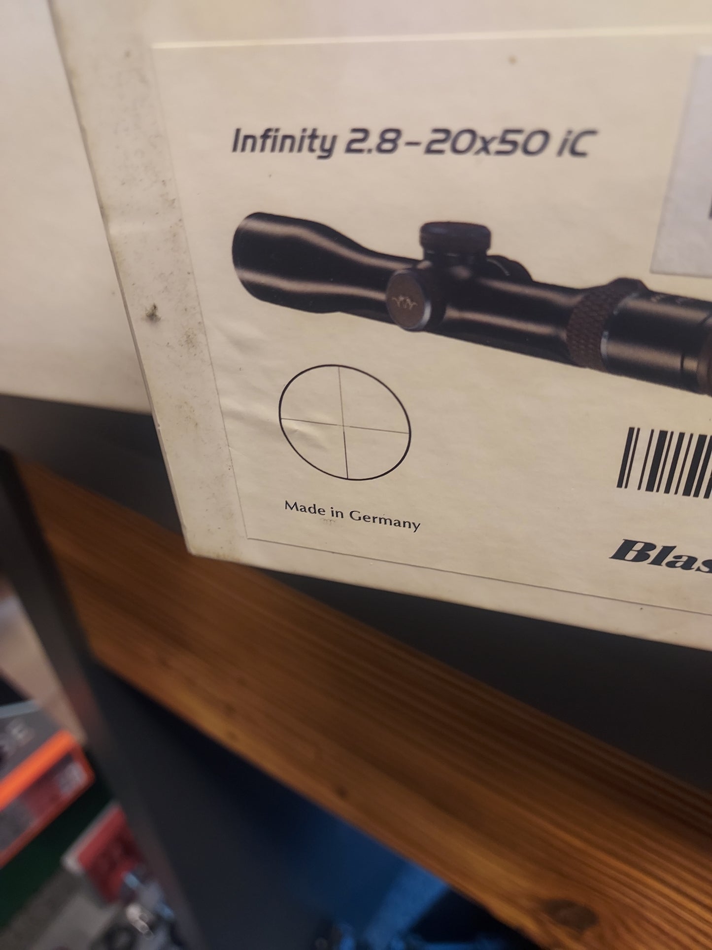 Blaser Infinty 2,8-20x50 inkl montasje