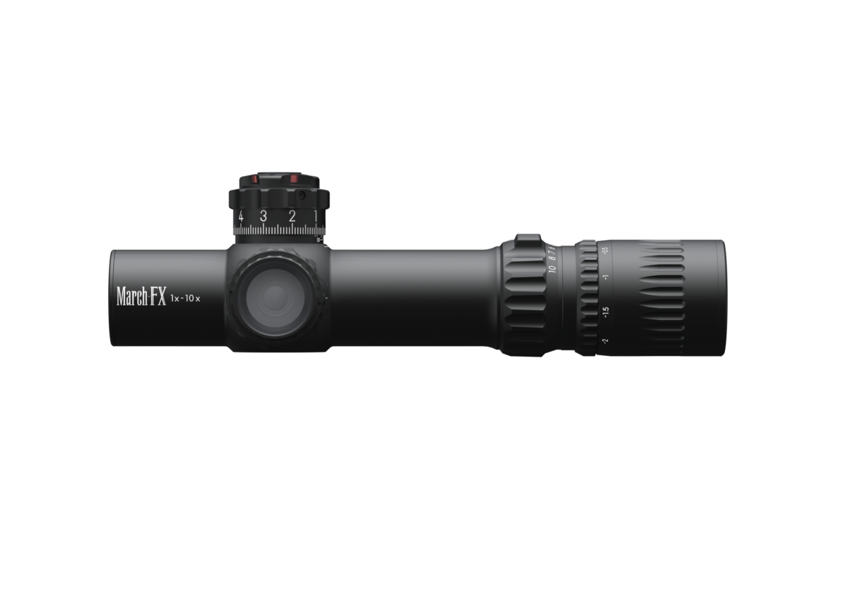 March-FX 1-10x24 (MIL, Tactical, Illumi, Shuriken-lås)