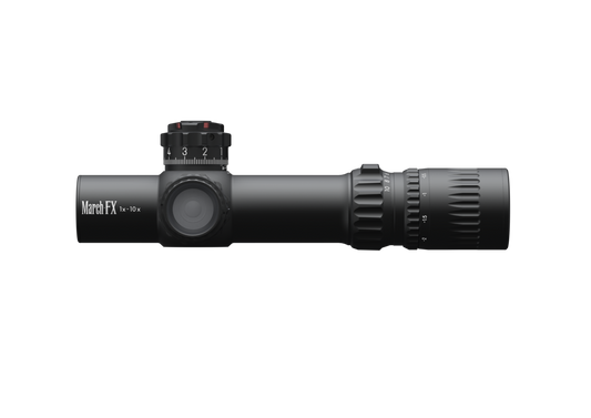 March-FX 1-10x24 (MIL, Tactical, Illumi, Shuriken-lås)