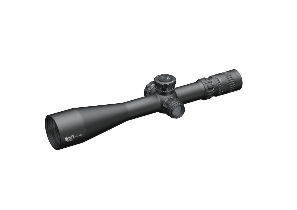 March 5x-40x56mm FFP (MIL, Tactical, Illumi, 0.1MIL adj, Lock, Genll)