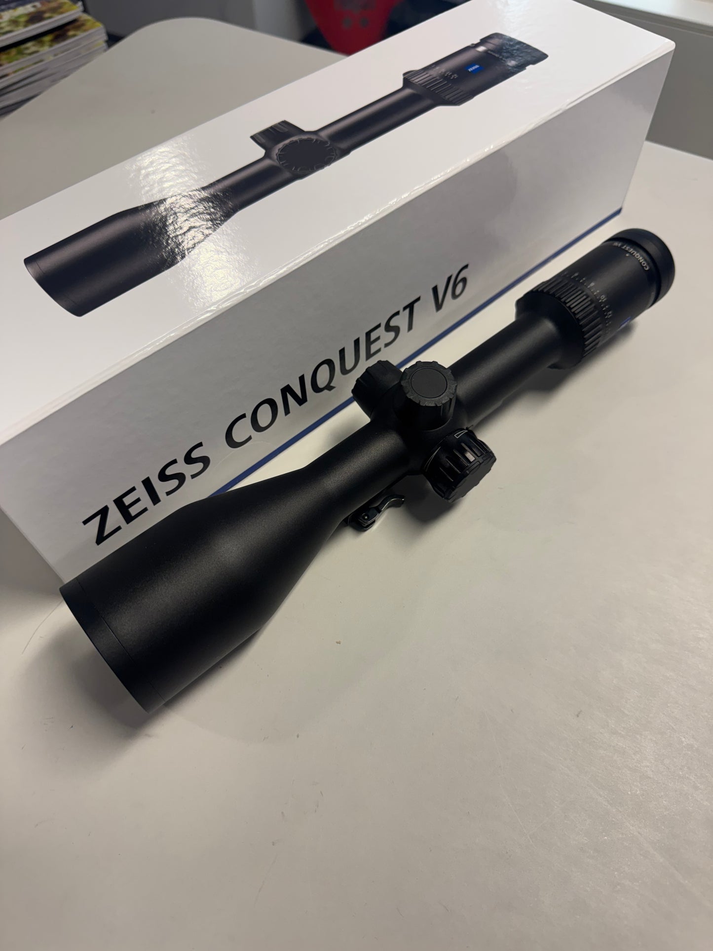 Zeiss V6 2,5-15x56 M inkl Rusan QR montasje til Blaser