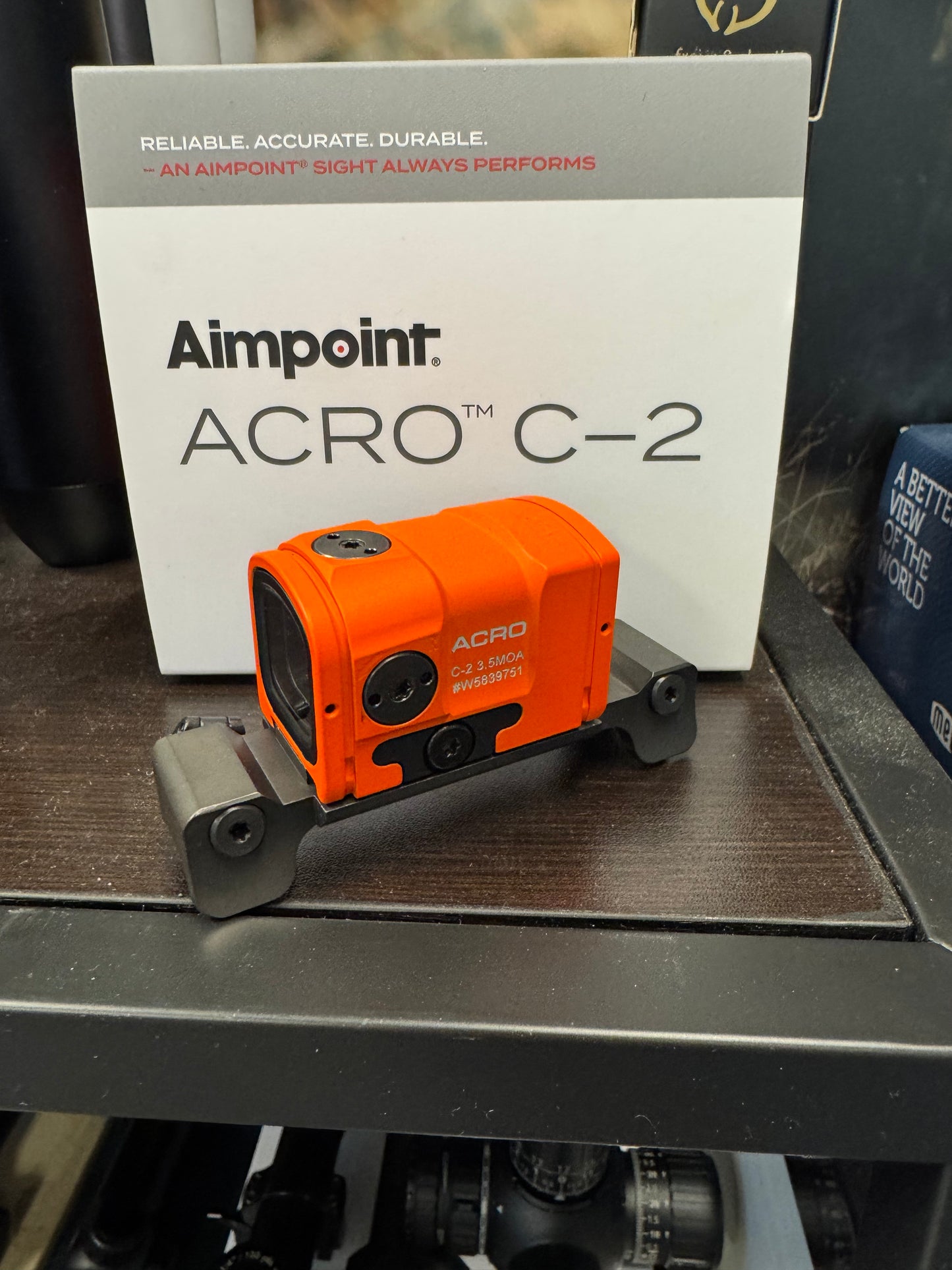 Aimpoint Acro C-2 Orange inkl Blaser montasje