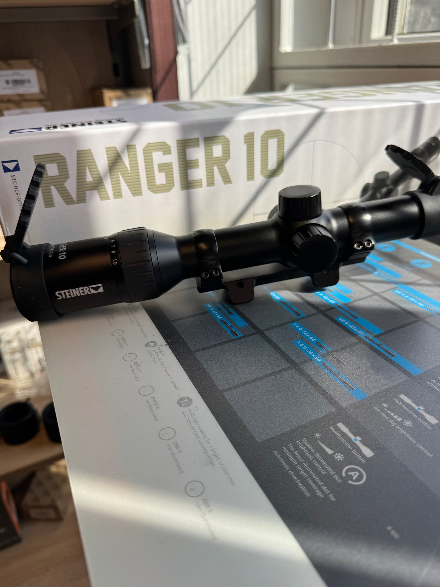 Steiner Ranger 10, 1-10x24 4A-I Brukt