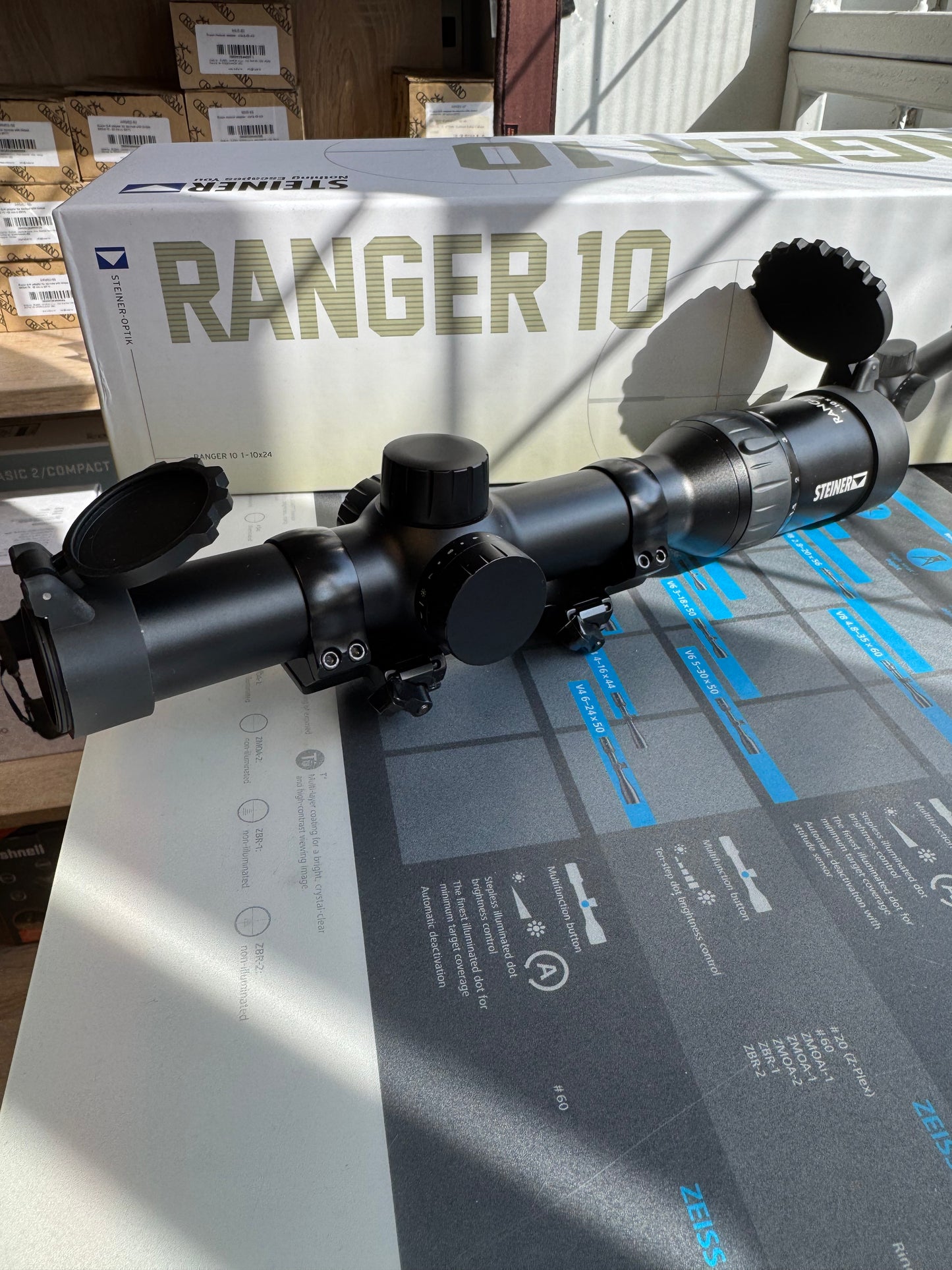 Steiner Ranger 10, 1-10x24 4A-I Brukt