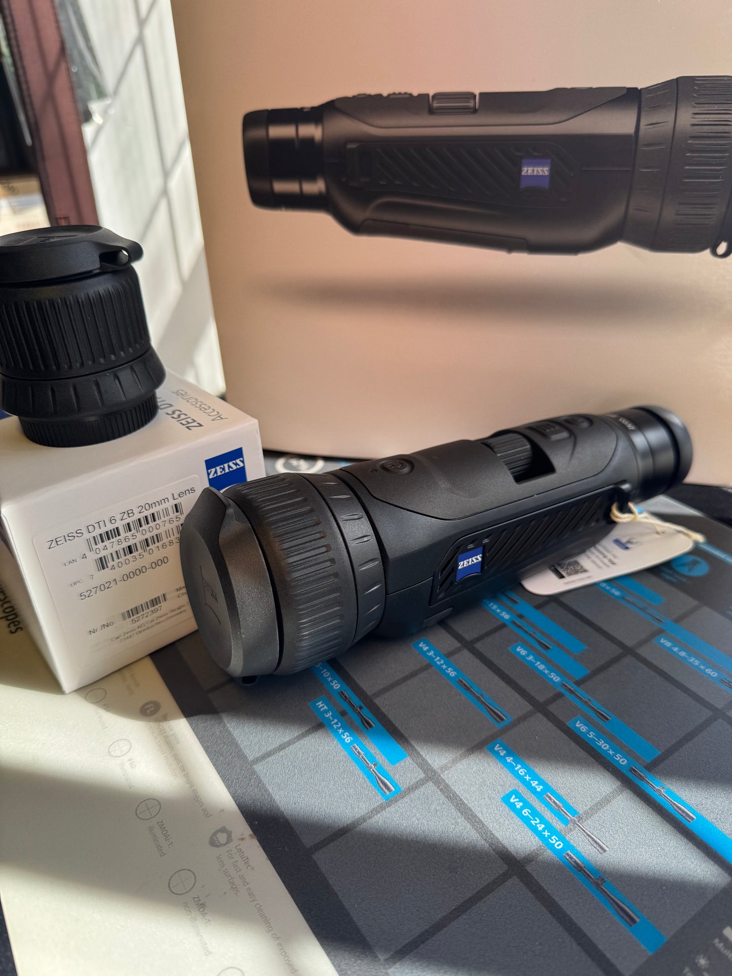 Zeiss DTI 6 20/40mm pakke, demobrukt!