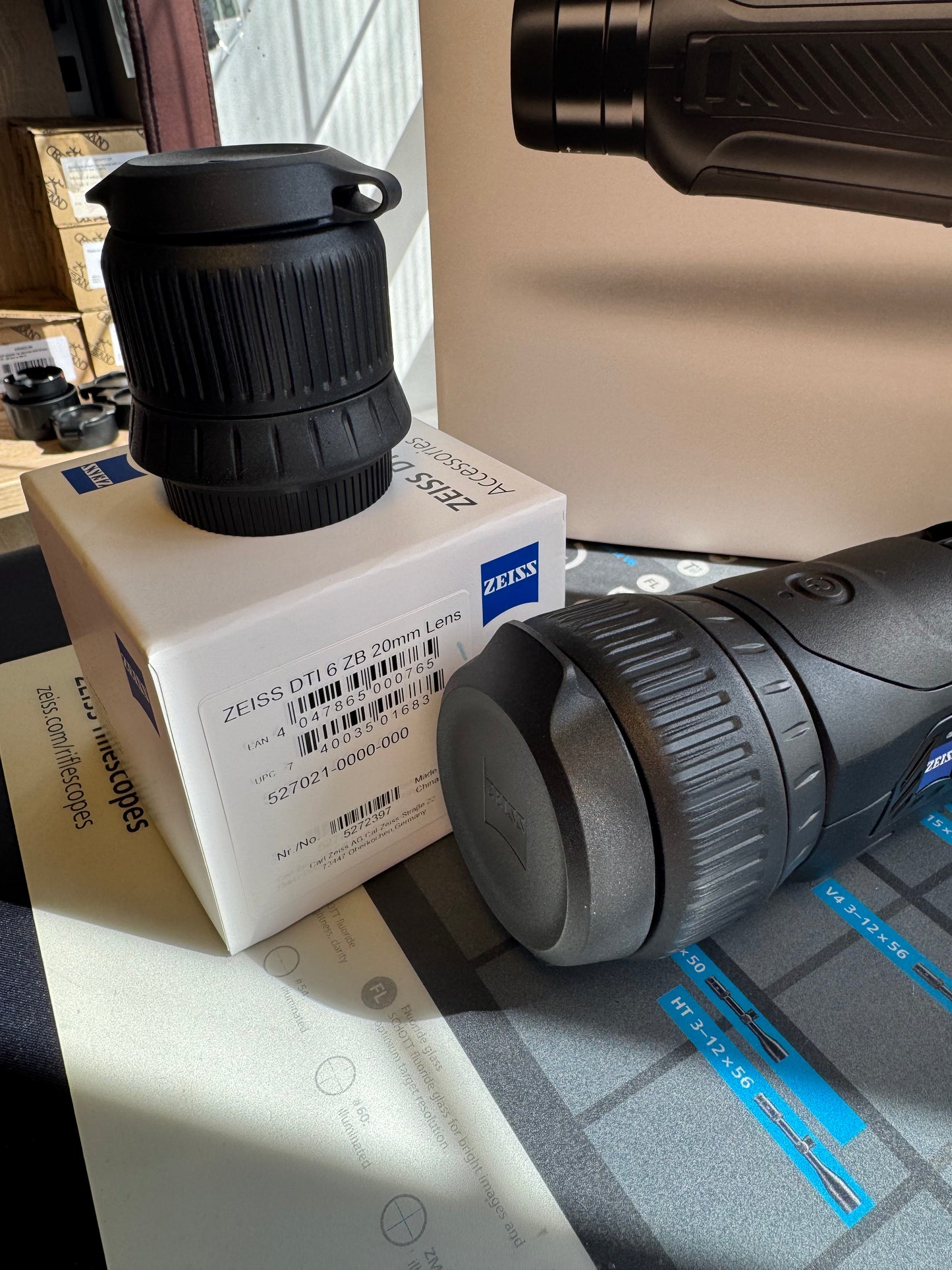 Zeiss DTI 6 20/40mm pakke, demobrukt!