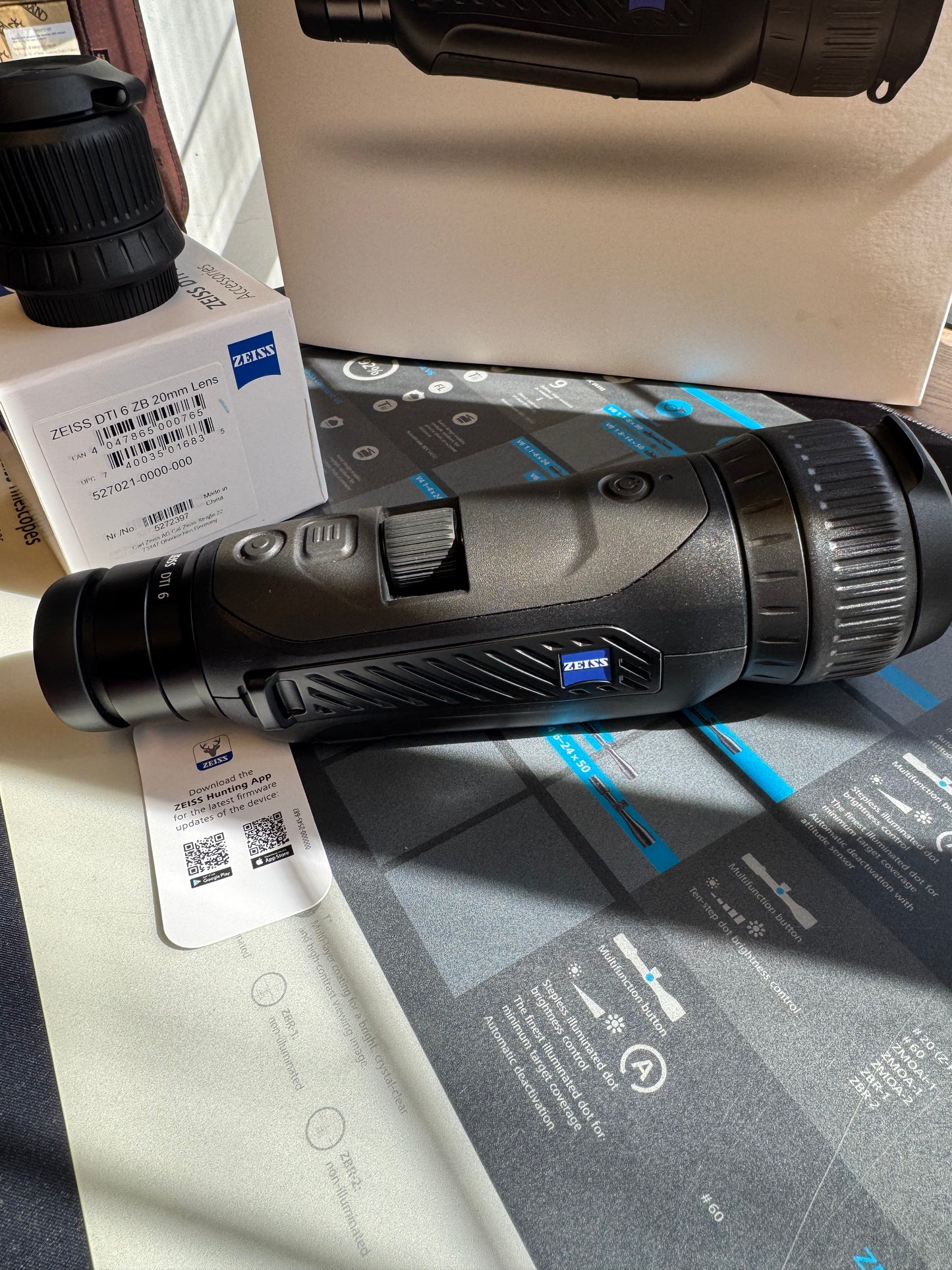 Zeiss DTI 6 20/40mm pakke, demobrukt!