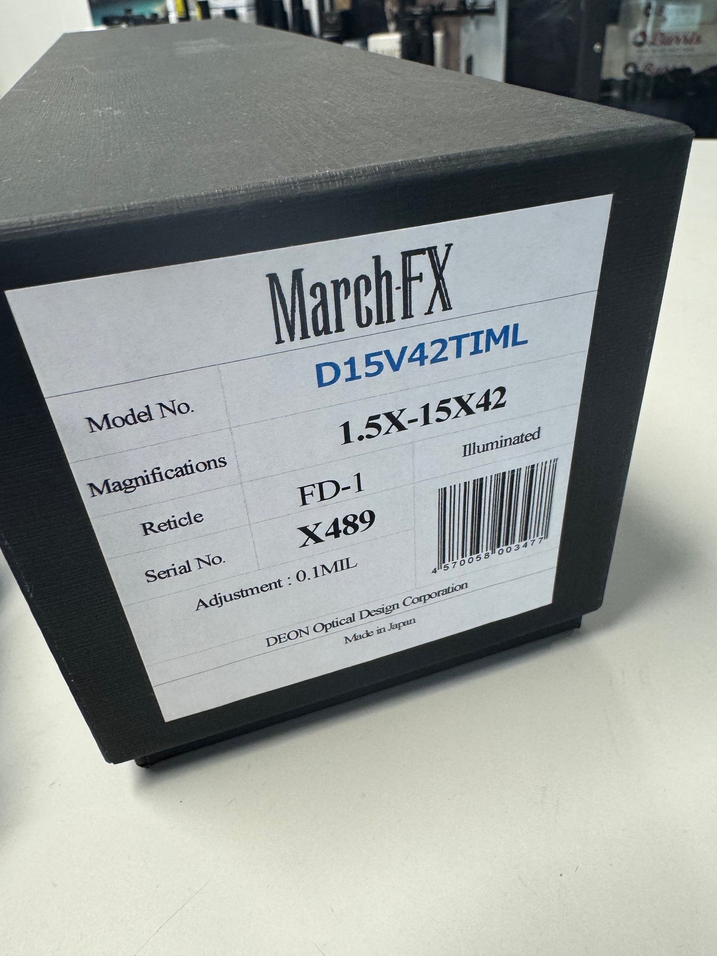 March FX 1,5-15x42 inkl Blaser mont
