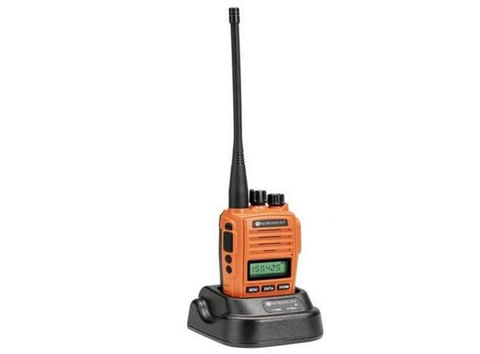 Nordhunt Jaktradio Orange Hunting pack (Jaktradio, kort/lang antenne,PTT,lader)