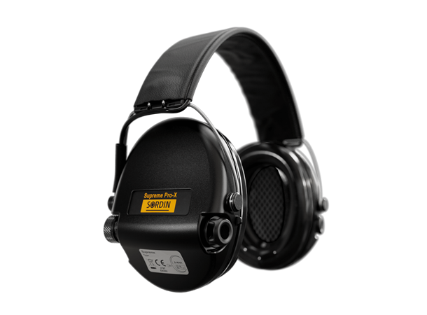 Sordin Supreme Pro-X LED HEAR2 Black Sordin Supreme Pro-X LED