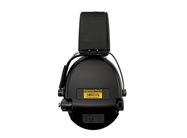 Sordin Supreme Pro-X LED HEAR2 Black Sordin Supreme Pro-X LED