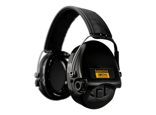 Sordin Supreme Pro-X LED HEAR2 Black Sordin Supreme Pro-X LED