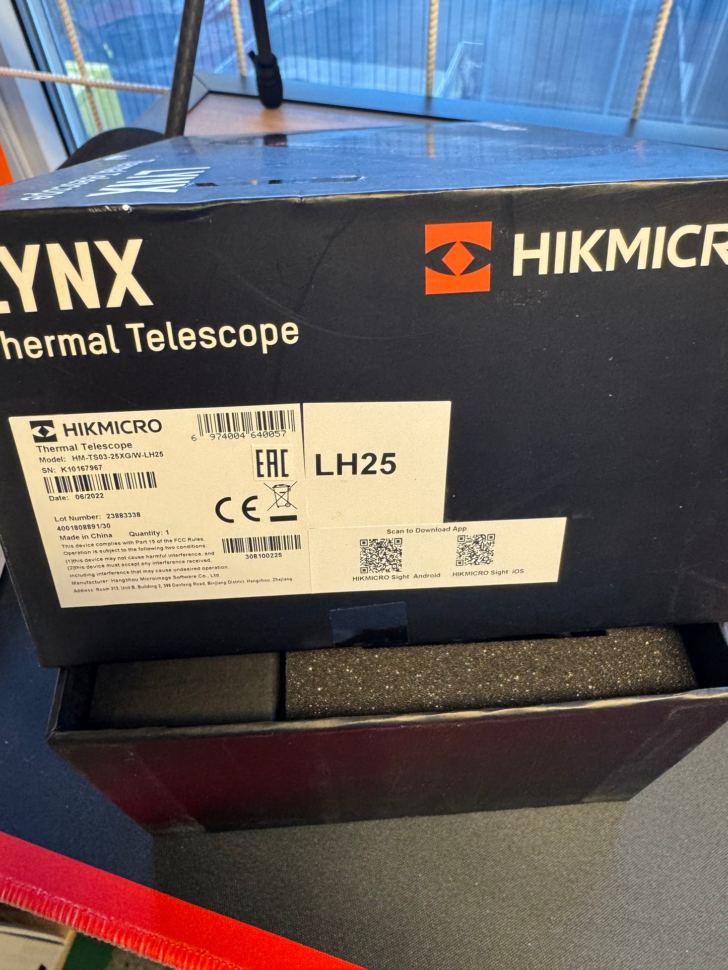 Hikmicro Lynx Pro 25 mm (LH25) BRUKT