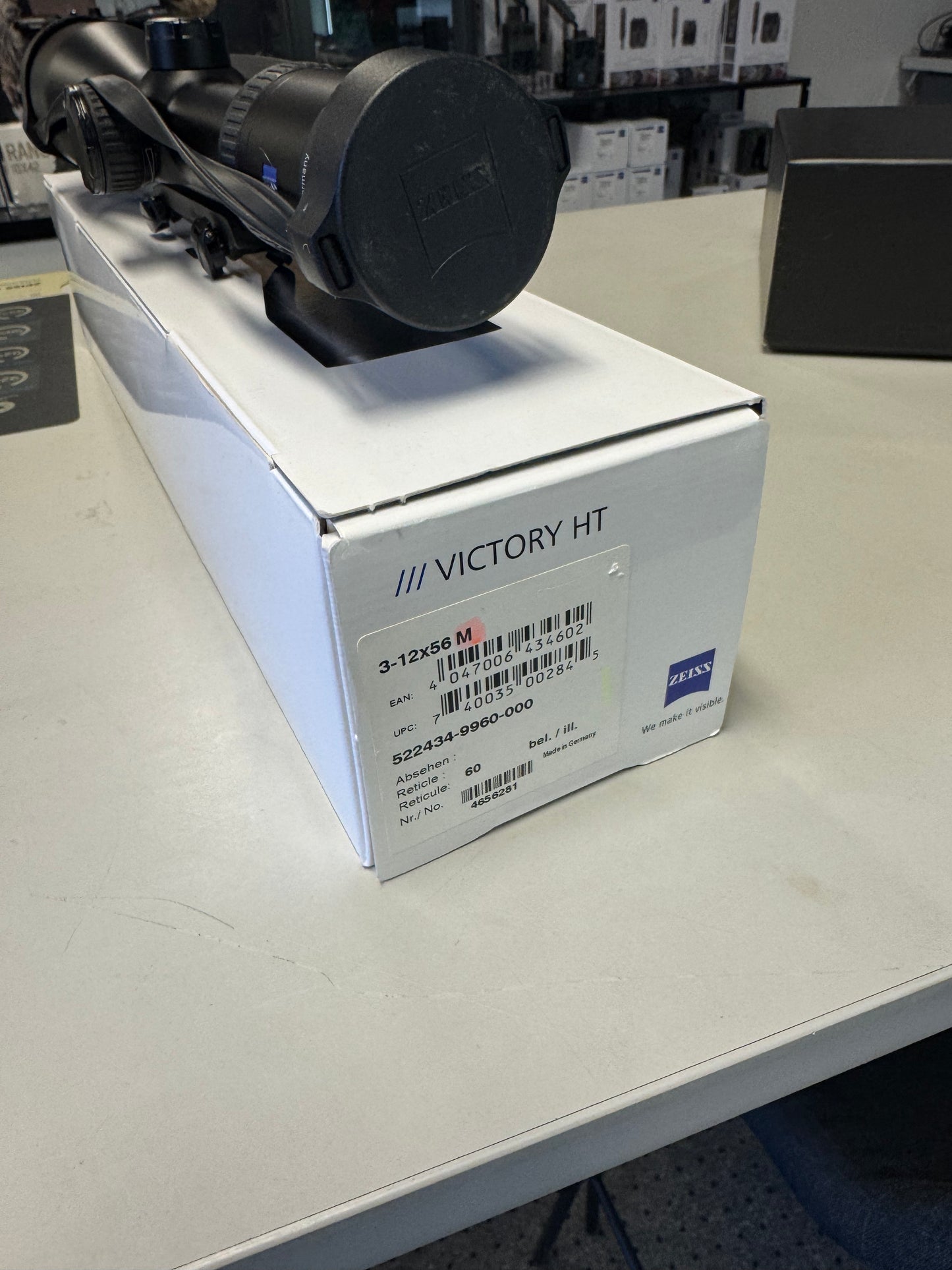 Zeiss HT 3-12x56 ink montasje