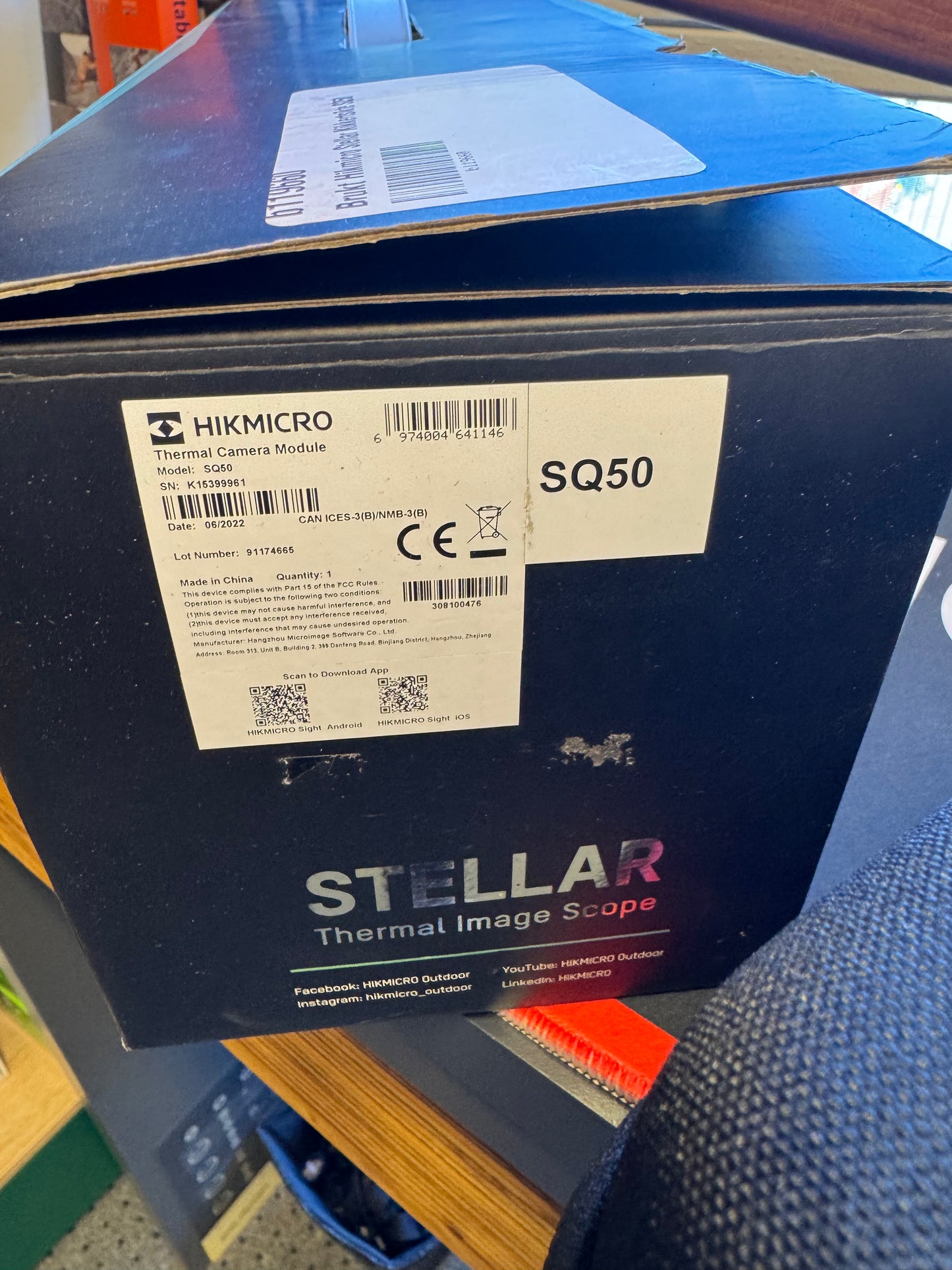 Hikmicro Stellar Kikkertsikte SQ50 BRUKT