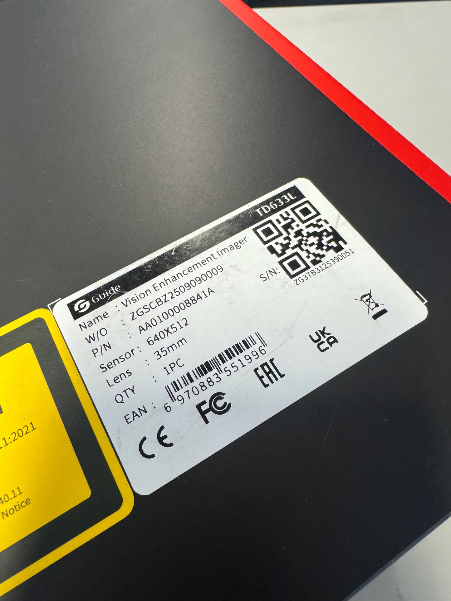 Guide termisk monokular TD633L Gen3 LRF