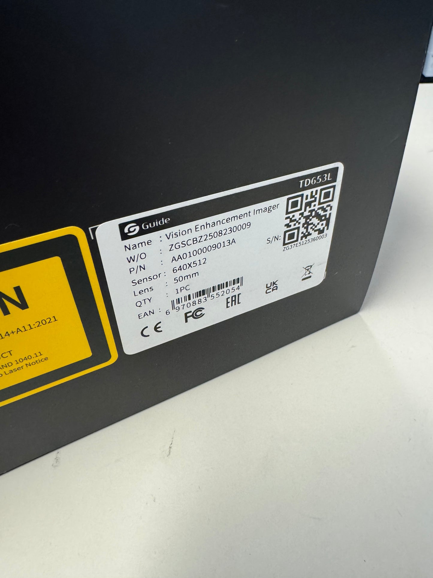 Guide termisk monokular TD653L Gen3 LRF