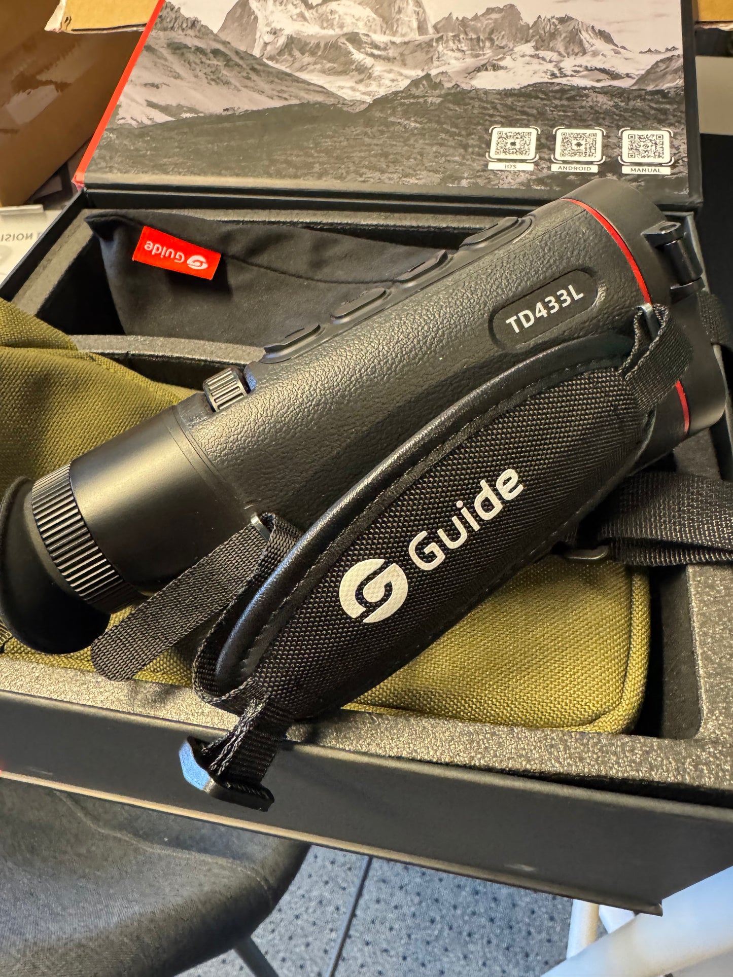 Guide termisk monokular TD433L Gen3 LRF