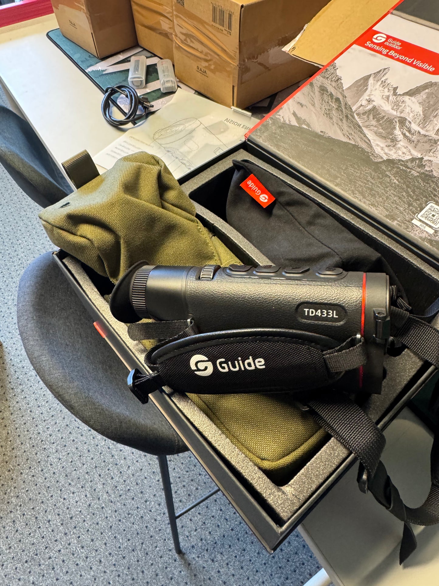 Guide termisk monokular TD433L Gen3 LRF