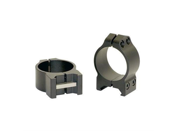 Warne Maxima Ring Fast 30mm Lav Warne Ringmontasje for Weaver/Picatinny