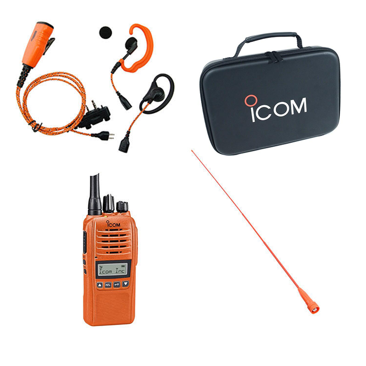 Icom ProHunt Basic2/Compact m/veske Jaktradiopakke m/headset og lang antenne