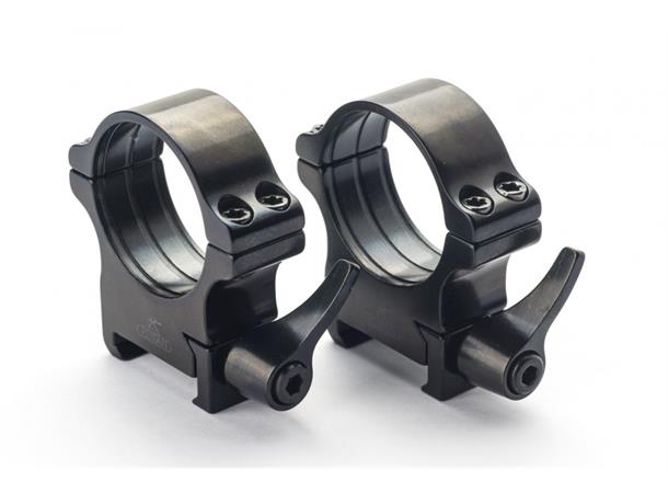 Rusan Weaver rings 30 mm, Quick Release H8